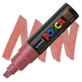 Marker - Posca PC-8K - Rosu Metalizat | Uni