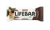 Lifebar baton cu cacao si vanilie in ciocolata raw bio 40g
