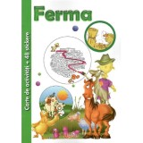 Carte De Activitati Cu 48 Stickere: Ferma, Unicart