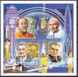 DB1 Cosmos Mali Oberth Tiolkovski Goddard Pionieri MS MNH ndt.