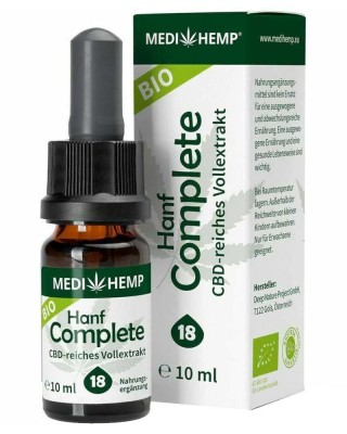 Hemp Complete 18% CBD Eco 10 mililitri Medihemp foto