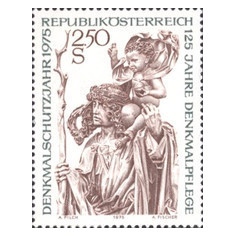 Austria 1975 - 125 de ani de la conservarea monumentelor istorice, neuzata