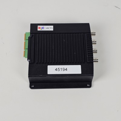 DVR Refurbished ACTI V23 4 Channel Video Encoder - 960H/D1, H.264, BNC, 25/30fps at D1 Resolution, 2-way Audio, Motion Detection foto