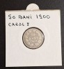 50 Bani 1900 Moneda din argint - Regele Carol - Regatul Romaniei