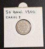 50 Bani 1900 Moneda din argint - Regele Carol - Regatul Romaniei