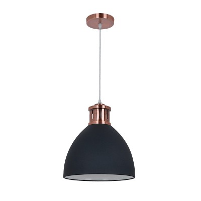 Pendul Jason 1xE27 negru mat - modern foto