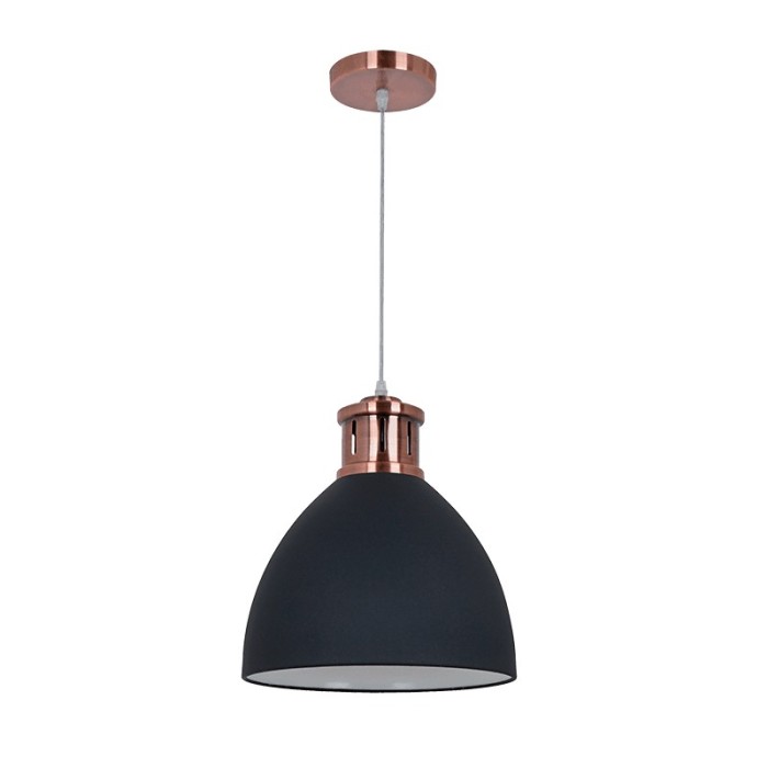 Pendul Jason 1xE27 negru mat - modern