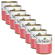 Schesir dog Adult - pui cu morcov 8 x 285 g foto