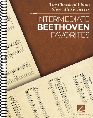 Intermediate Beethoven Favorites: Classical Piano Sheet Music Series foto