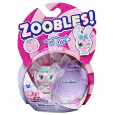 ZOOBLES ANIMALUTE COLECTABILE IEPURAS ROZ foto