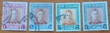 COLONIE -BRITAN-NOUA -ZEELANDA- 1947--" KING-GEORGE VI"-uzoale -valori mari-Yv.291/4=8e--Vezi-Scan