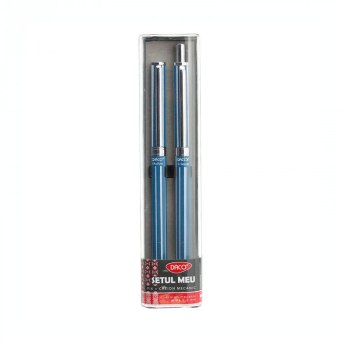 Set pix+creion mecanic Daco SE404A albastru