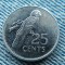 2n - 25 Cents 1997 Seychelles