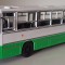 Macheta autobuz Ikarus 260.06 alb/verde - Modimio 1/43