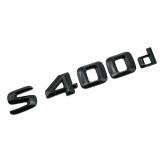 Emblema S 400d Negru, pentru spate portbagaj Mercedes, Mercedes-benz