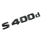 Emblema S 400d Negru, pentru spate portbagaj Mercedes