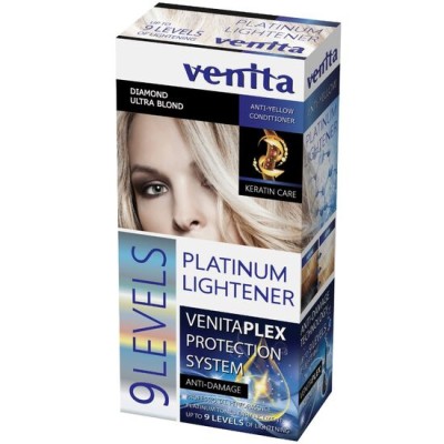 Pudra decoloranta platinum, pana la 9 tonuri, Venita Plex foto