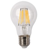 Bec LED filament Hoff clasic A60 E27 8W 1000lm lumina rece 6500 K