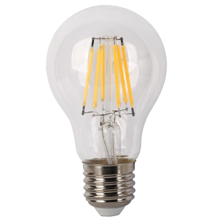Bec LED filament Hoff clasic A60 E27 8W 1000lm lumina rece 6500 K