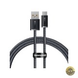 Cablu Date si Incarcare USB-A - USB-C Baseus Dynamic Series 100W 1m Gri CALD000616