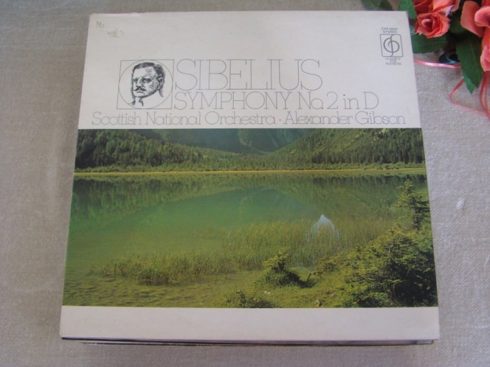 SIBELIUS - Simfonia Nr. 2 - Alexander Gibson - Vinil EMI Anglia