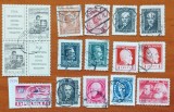 POLONIA"-LOT-12 timbre vechi (1920-55)-stampilate.-Vezi-Scan