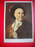 HOPCT 23102 PORTRET FONTENELLE -NICOLAS DE LARGILLIERE [ 1656-1746] --FRANTA -- CP PICTURA --NECIRCULATA
