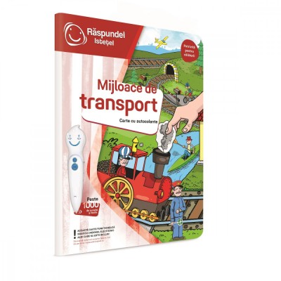 Raspundel Istetel, carte cu autocolante, Mijloace de transport foto