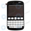 Capacul frontal al modulului de afișare Blackberry 9720 + digitizer negru (fără lcd)