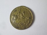 Medalion(amuleta/talisman) in limba latina:Sfantul Gheorghe protectorul cavalerilor si marinarilor din anii 20, Europa