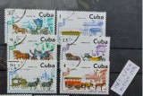 TS22 - Timbre serie Cuba 1981 Cai - Trasuri 1981, Stampilat