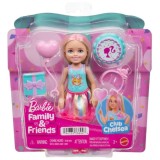 Set de joaca cu papusa Barbie, Family&amp;Friends, Club Chelsea Birthday, JJB37
