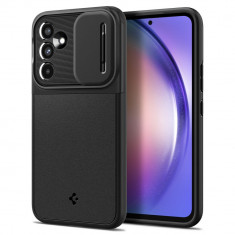 Husa Spigen Optik Armor pentru Samsung Galaxy A54 5G Negru