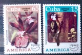 Cuba 2003 păsări flori , ciocănitoare serie 2v nestampilat mnh