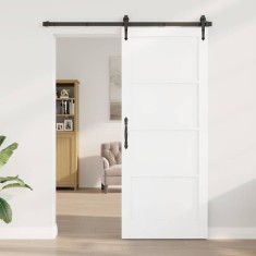 vidaXL Ușă de interior &amp;#039;ORKDAL&amp;#039;Albă 86x211x4 cm din Lemn de Pin foto