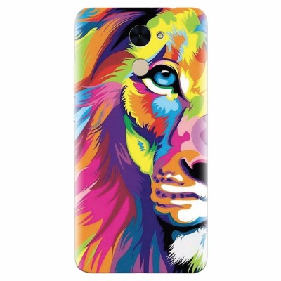 Husa silicon pentru Huawei Enjoy 7 Plus, Colorfull Lion 002 foto