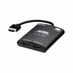 SPLITTER video ATEN split HDMI la 2 monitoare conector 1: HDMI (M); conector 2: HDMI (M) x 2 &amp;amp;quot;VS82H-AT&amp;amp;quot; foto