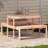VidaXL Masă de picnic, 110x134x75 cm, lemn masiv douglas 832560