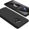 Husa Samsung Galaxy S9 Plus, FullBody Negru, acoperire completa 360 grade cu folie de protectie gratis