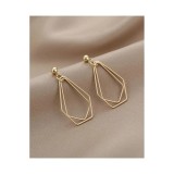 Cercei aurii geometrici Picatura