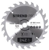 Disc circular Strend Pro TCT 180x2.2x20/16 mm, 24T, pentru lemn, pastile vidia