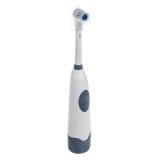 Periuță de Dinți Electrică, Model cu Rezervă, Alb cu Detalii Bleu, Rotativă 6000 RPM, Cu Baterii AA