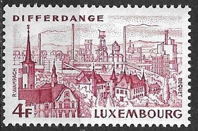 B2584 - Luxemburg 1974 - Differdange neuzat,perfecta stare