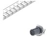 Conector M12 Mama 4 Pini SMT Amphenol pentru PCB, Cod A (DeviceNet/CANopen), 4A, 0.25kV
