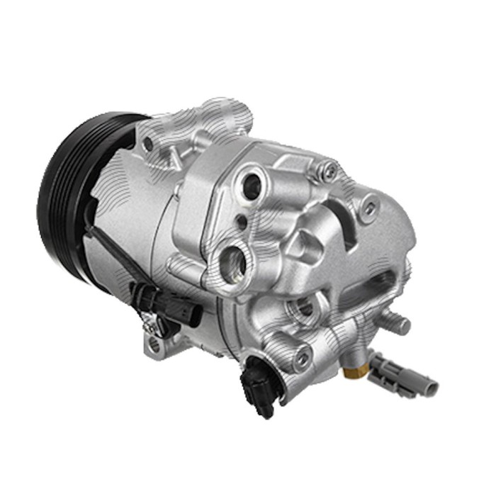 Compresor aer conditionat Chevrolet Cruze (J300), 2009-2014, Orlando, 2011-2015, motorizare 1.4 T, 103kw, benzina, rola curea 110 mm, 5 caneluri, Del
