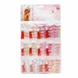 Cumpara ieftin Set unghii false cu adeziv inclus, 12 seturi, Multicolor, Global Fashion