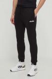 Ellesse pantaloni de trening Cravo Jog Pant culoarea negru, cu imprimeu, SHP16465