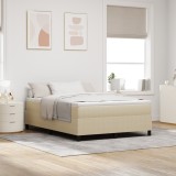 VidaXL Pat cu arcuri box cu saltea Verde deschis Gri 160x200 cm Țesătură de corduroy