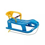 Cumpara ieftin Sanie copii Marmat Snow Star Z cu spatar - Albastru