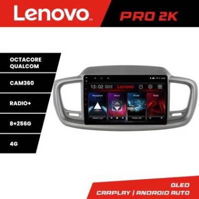 Navigatie Kia Sorento 2015-2018 Lenovo Kit-6528 8 core QLED 2K 8+256 360 Android Waze USB Navigatie Internet Youtube Radio CarStore Technology foto